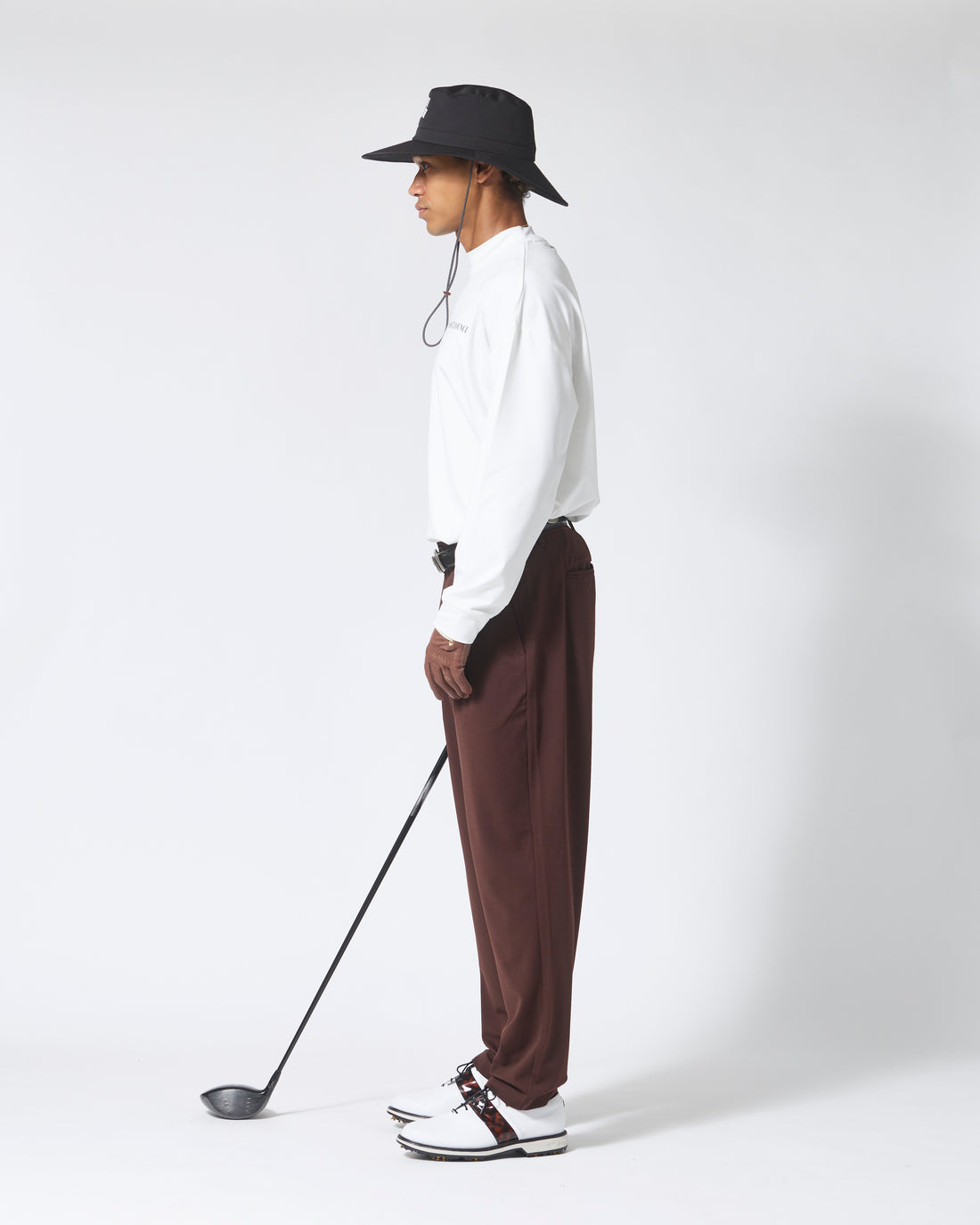 ［BOGEY LOUNGE］タックパンツ