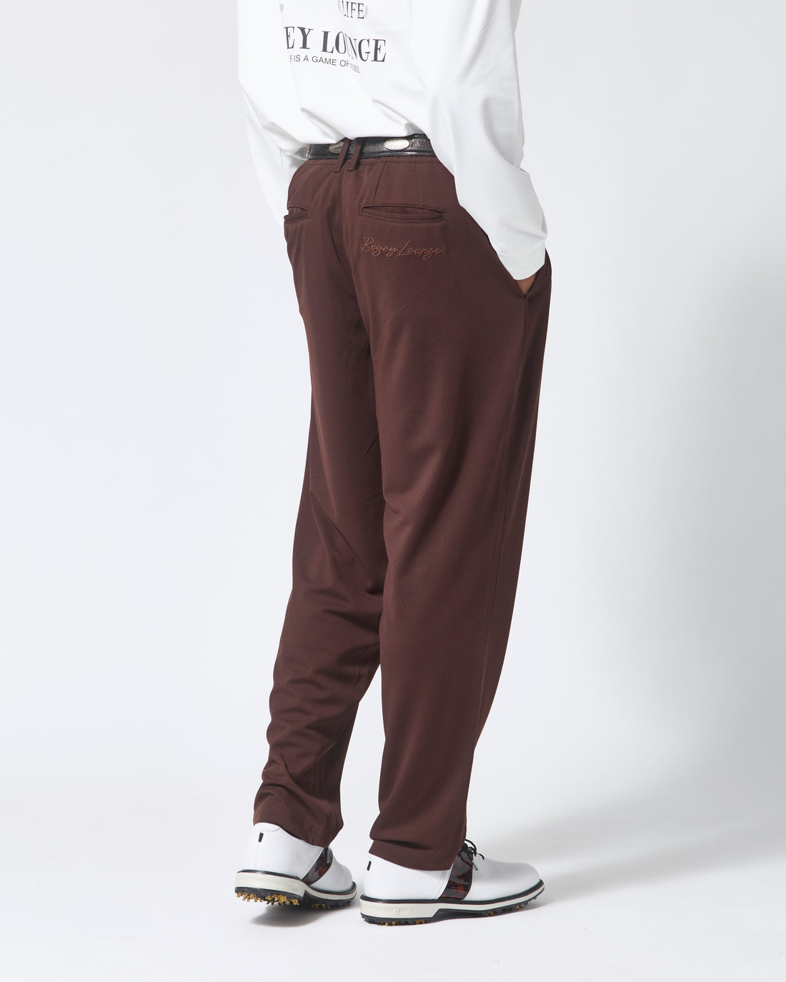 ［BOGEY LOUNGE］モックネック長袖トップス