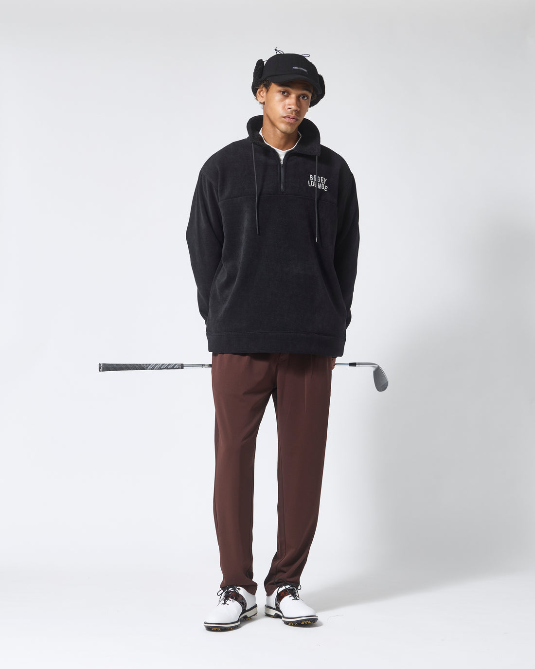［BOGEY LOUNGE］タックパンツ