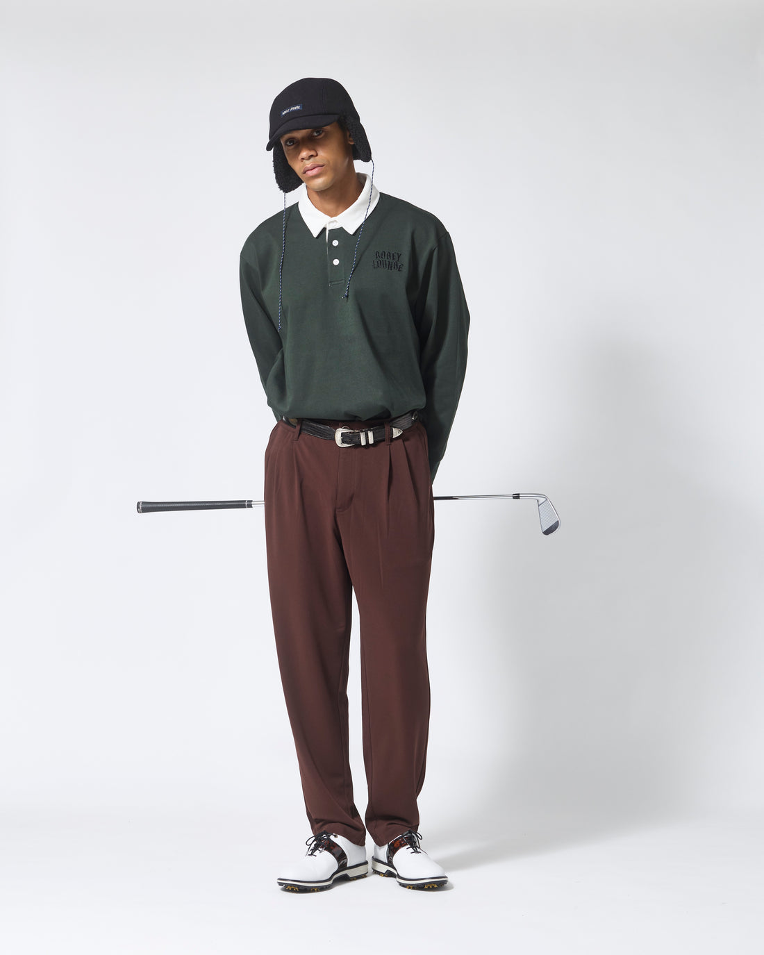［BOGEY LOUNGE］タックパンツ