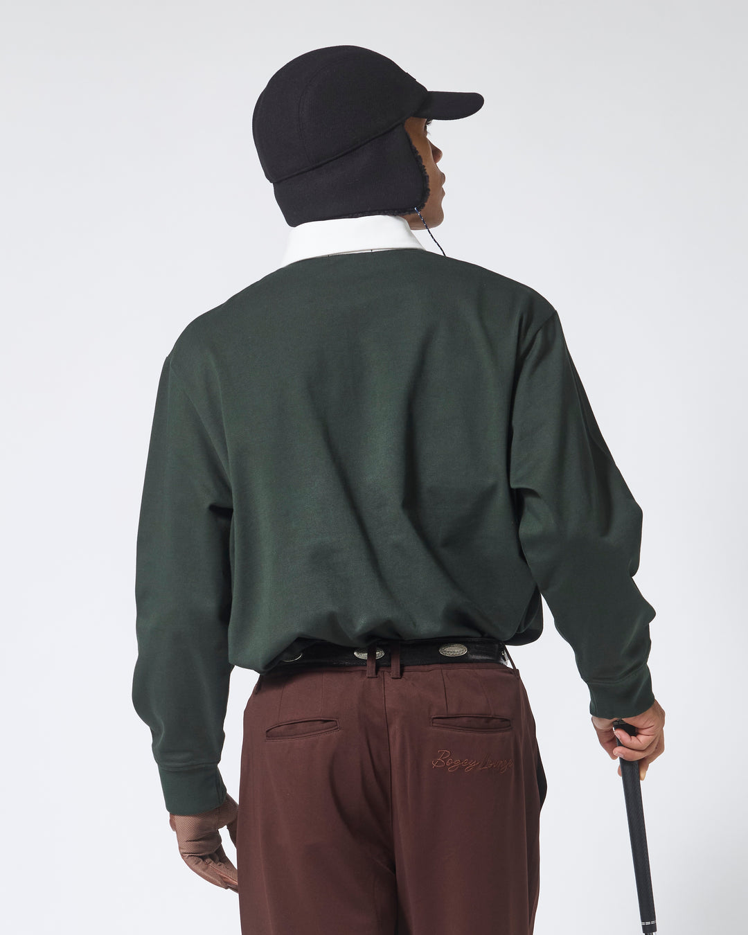 ［BOGEY LOUNGE］タックパンツ