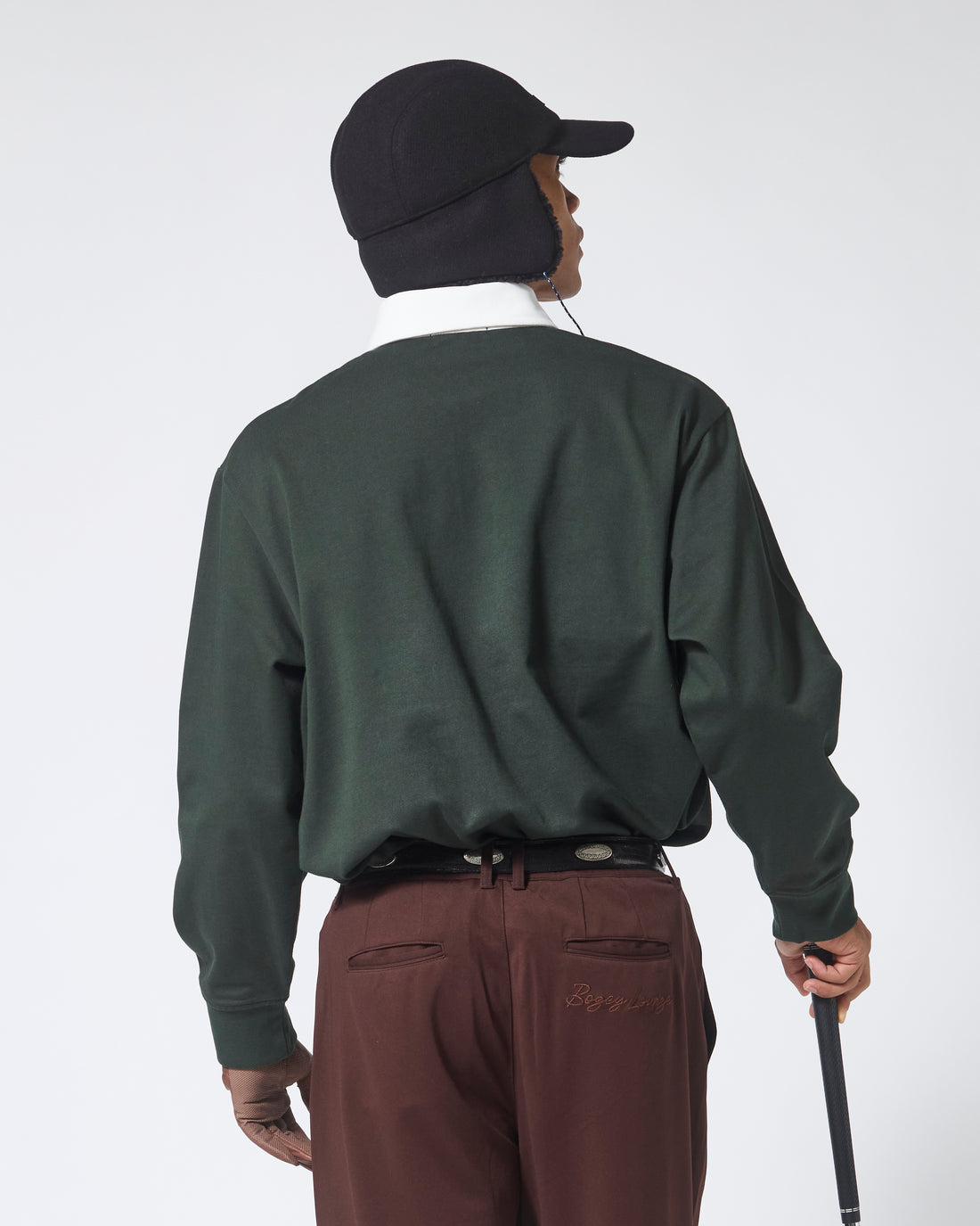 ［BOGEY LOUNGE］タックパンツ