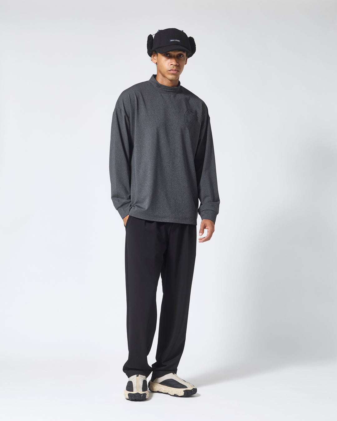 ［BOGEY LOUNGE］タックパンツ