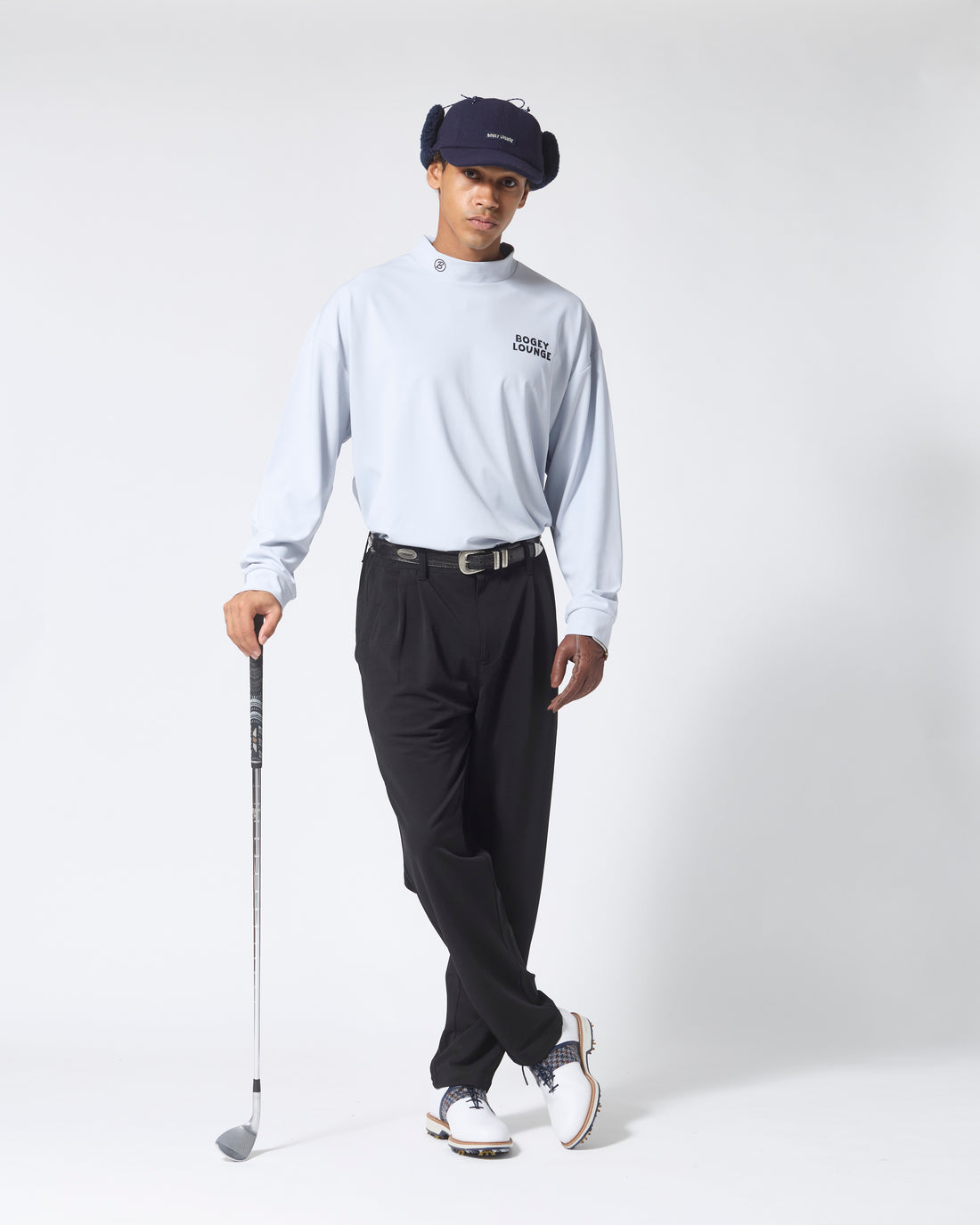 ［BOGEY LOUNGE］タックパンツ