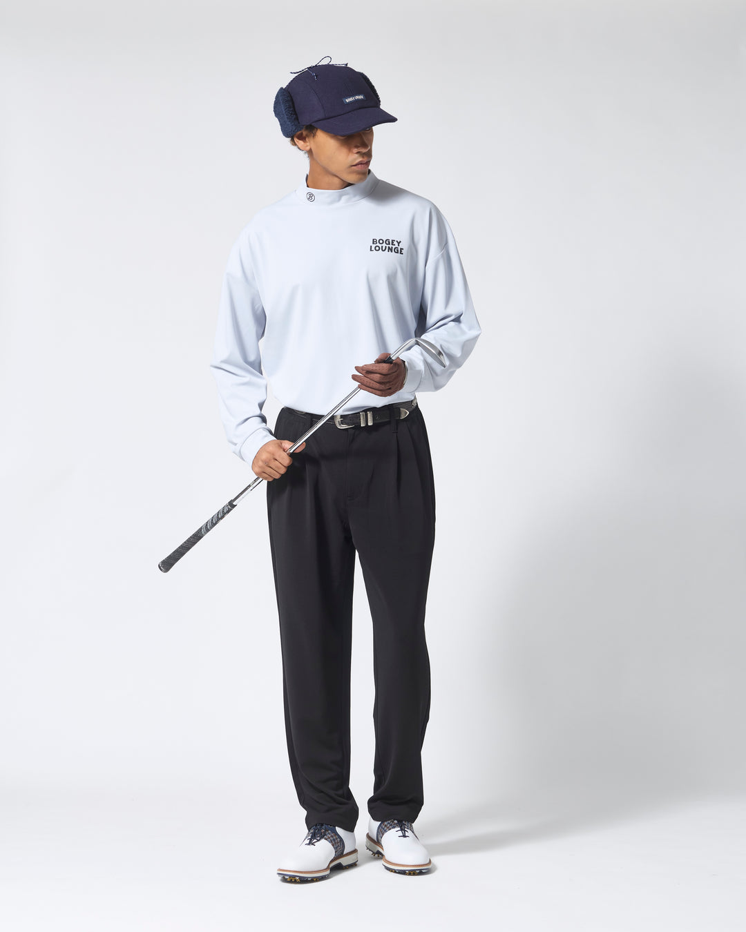 ［BOGEY LOUNGE］タックパンツ