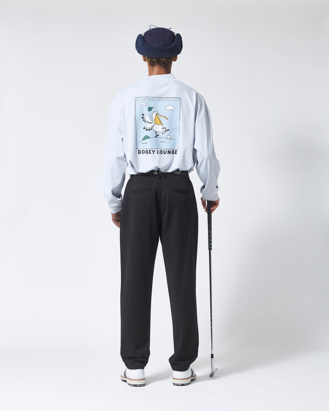 ［BOGEY LOUNGE］タックパンツ