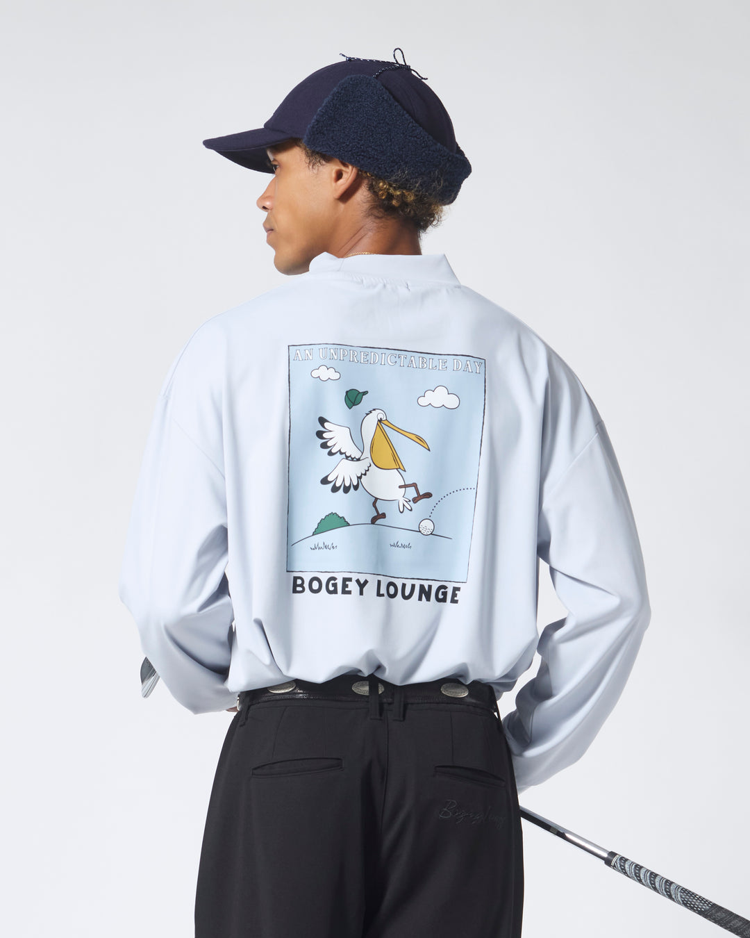 ［BOGEY LOUNGE］タックパンツ