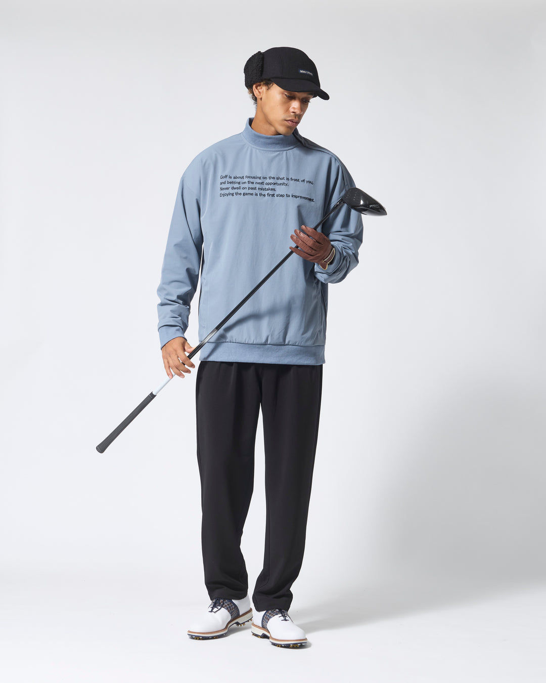 ［BOGEY LOUNGE］タックパンツ