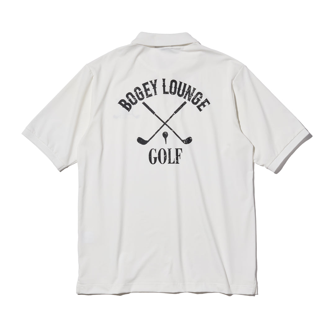 ［BOGEY LOUNGE］ストレッチメッシュポロシャツ