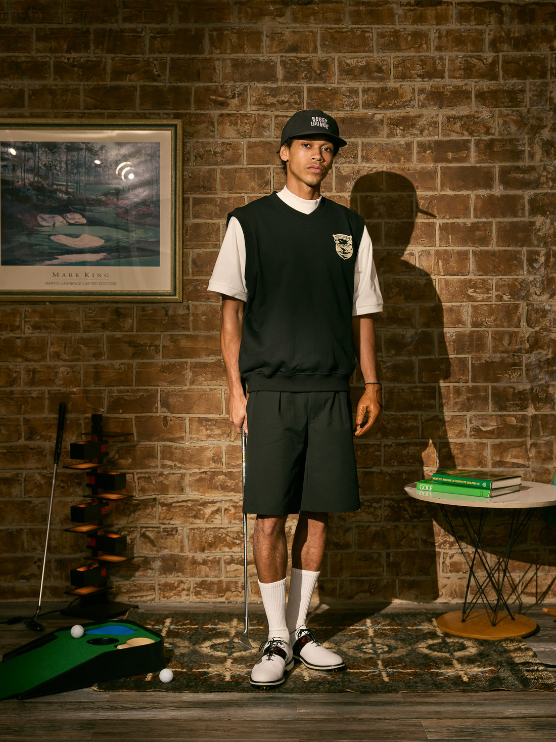 ［BOGEY LOUNGE］裏毛ベスト