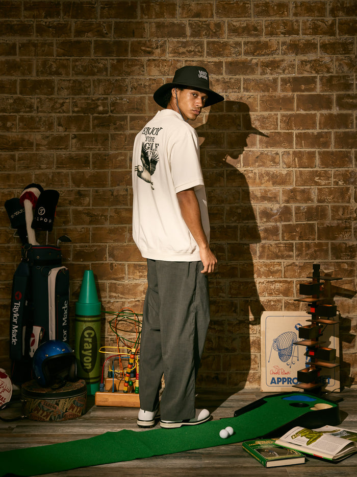 ［BOGEY LOUNGE］半袖トップス(ペリカン)