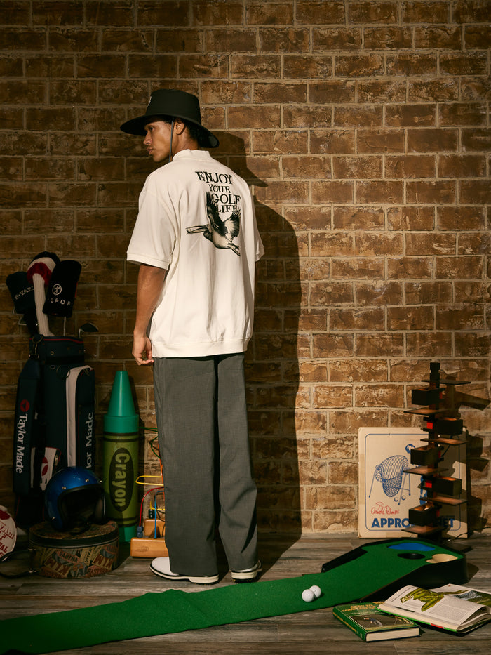 ［BOGEY LOUNGE］半袖トップス(ペリカン)