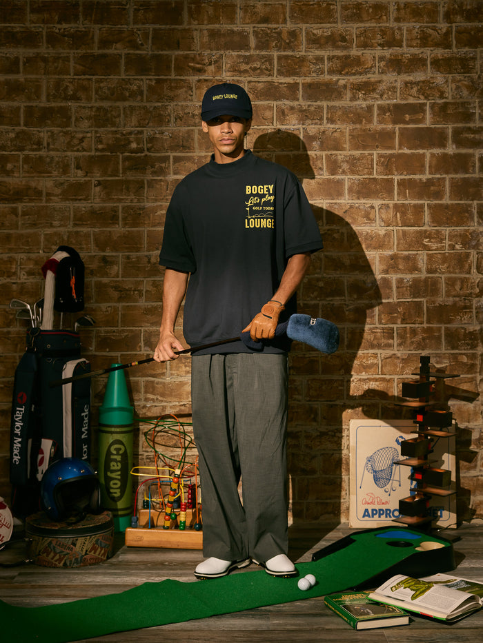 ［BOGEY LOUNGE］半袖トップス(フラッグロゴ)