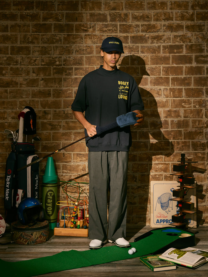 ［BOGEY LOUNGE］半袖トップス(フラッグロゴ)