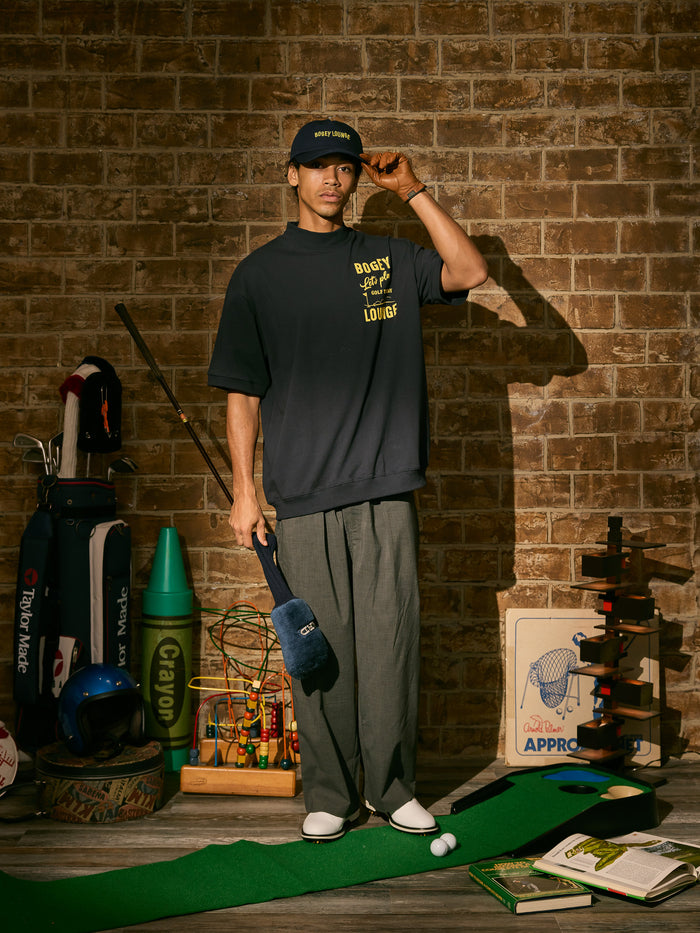 ［BOGEY LOUNGE］半袖トップス(フラッグロゴ)