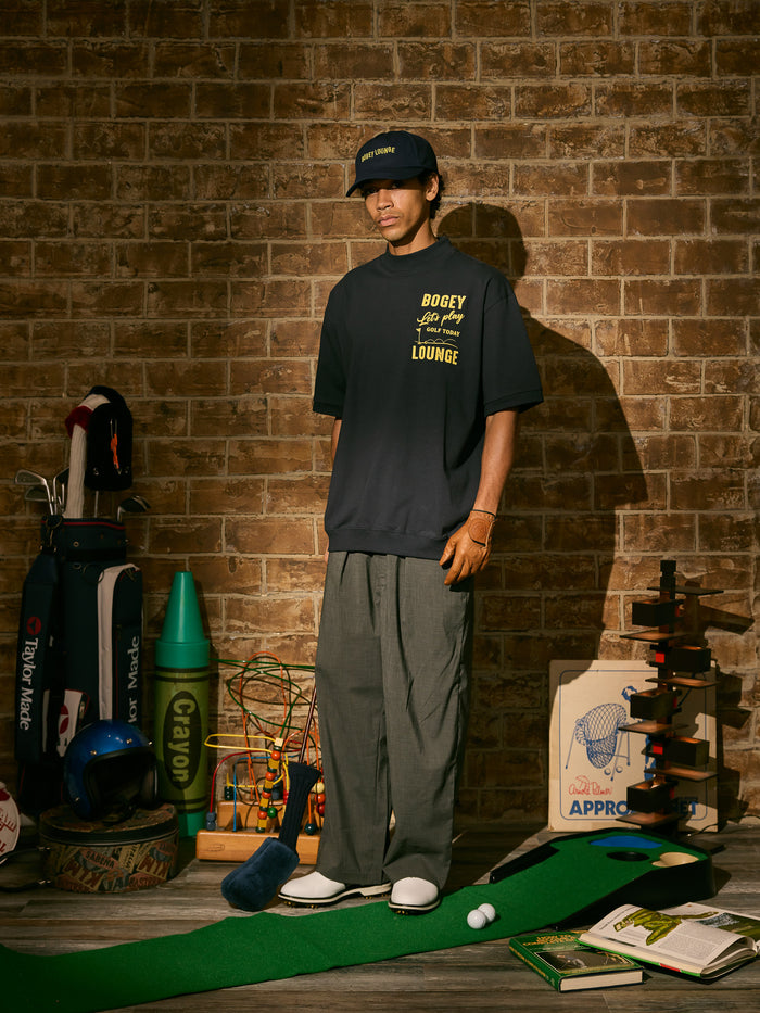 ［BOGEY LOUNGE］半袖トップス(フラッグロゴ)