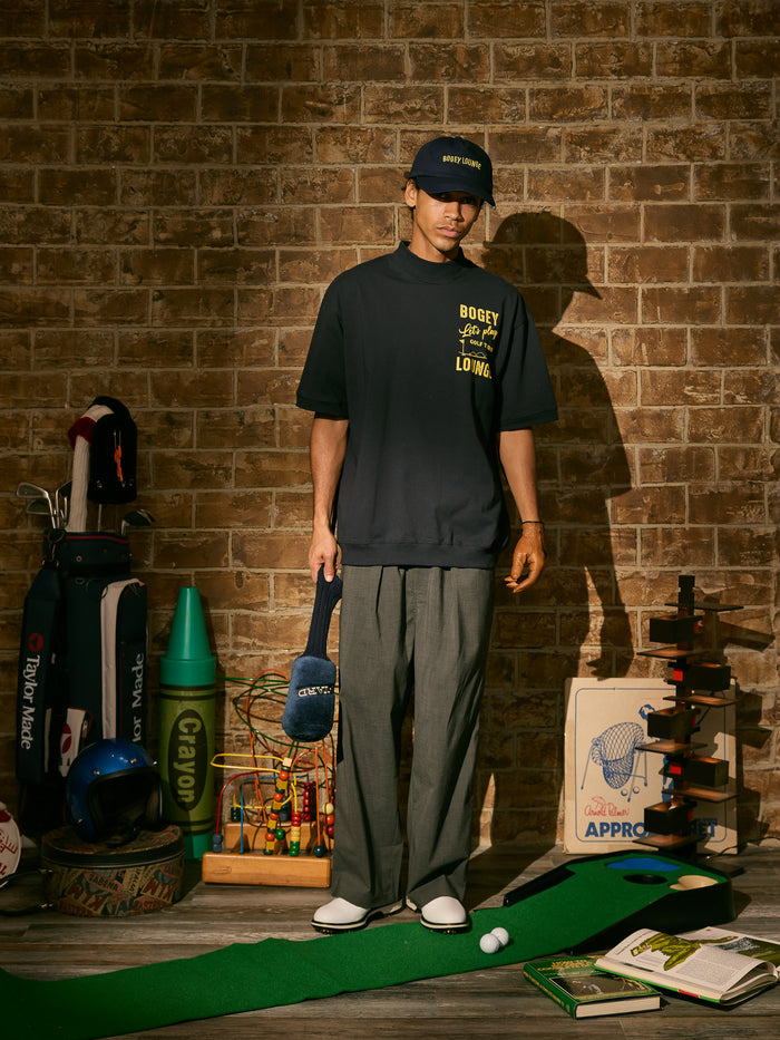 ［BOGEY LOUNGE］半袖トップス(フラッグロゴ)