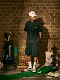 ［BOGEY LOUNGE］サッカー衿つきシャツ