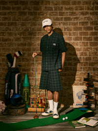 ［BOGEY LOUNGE］サッカー衿つきシャツ