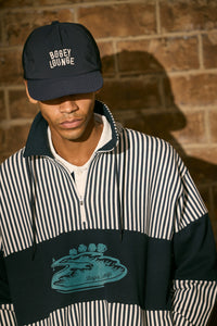 ［BOGEY LOUNGE］裏毛ハーフZIPトレーナー