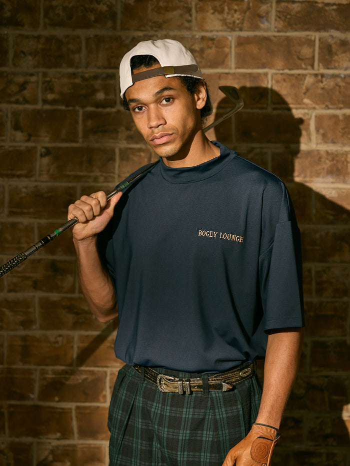 ［BOGEY LOUNGE］モックネックトップス(スイング)