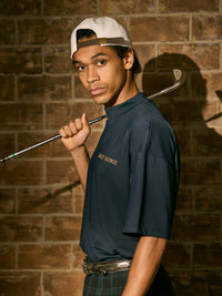 ［BOGEY LOUNGE］モックネックトップス(スイング)