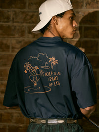 ［BOGEY LOUNGE］モックネックトップス(スイング)