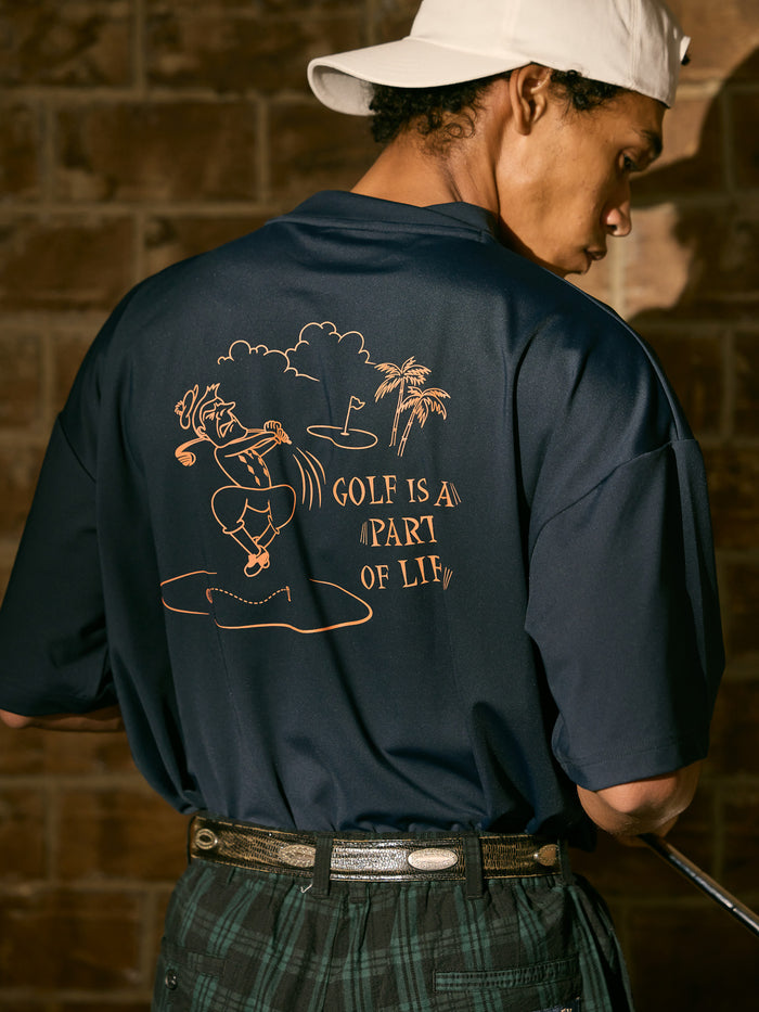 ［BOGEY LOUNGE］モックネックトップス(スイング)