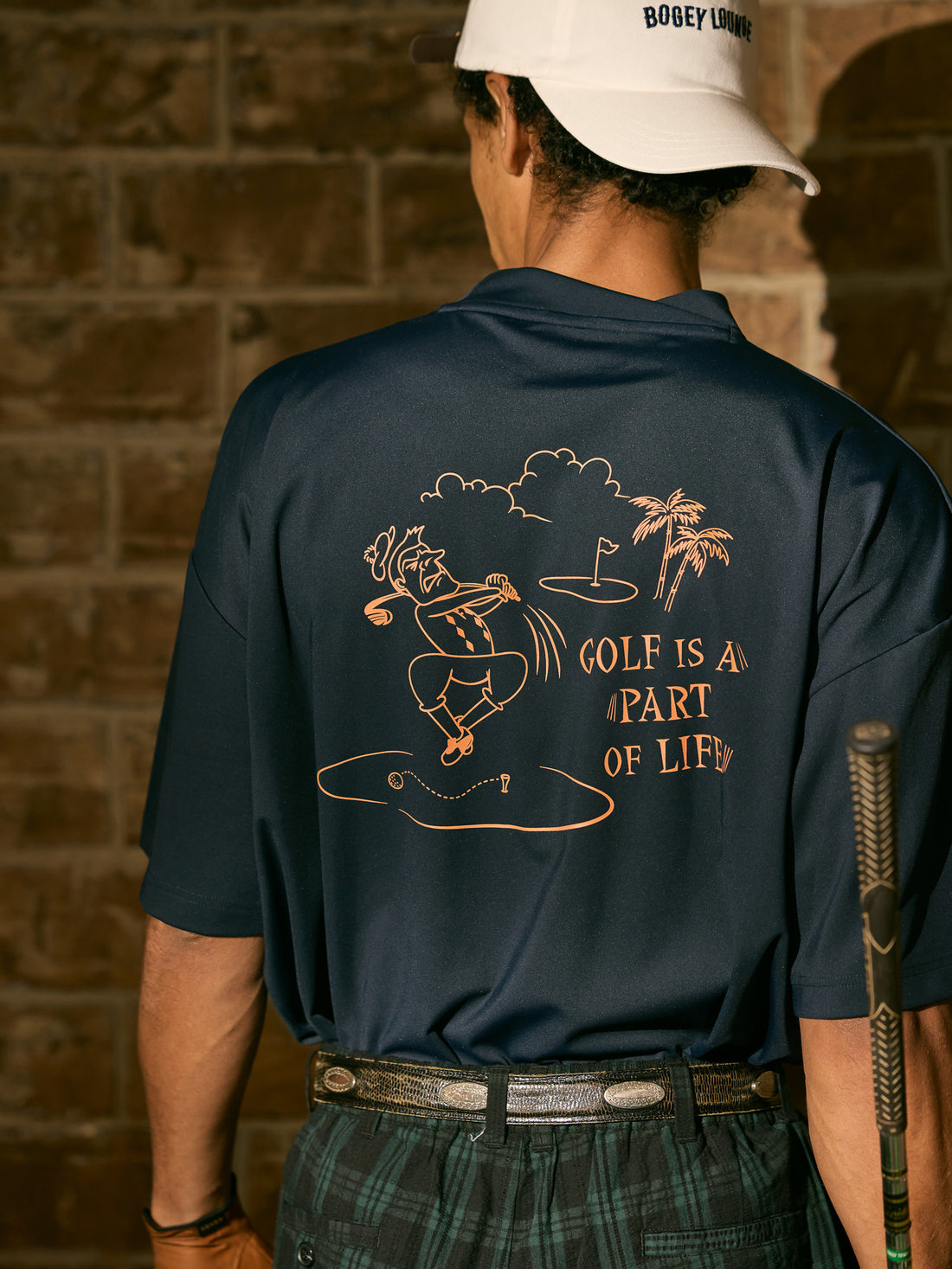 ［BOGEY LOUNGE］モックネックトップス(スイング)