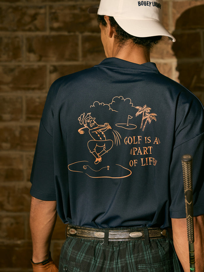 ［BOGEY LOUNGE］モックネックトップス(スイング)