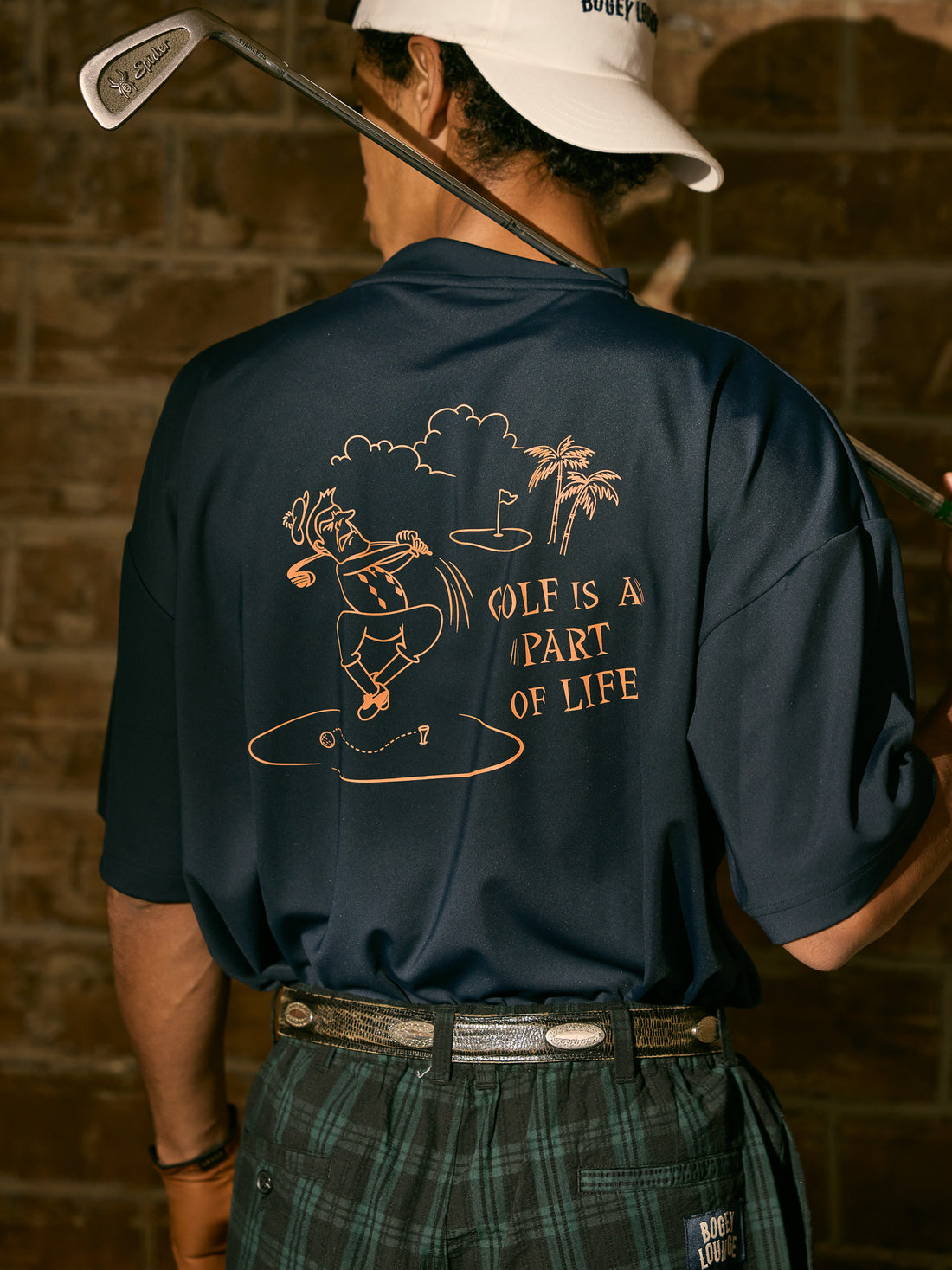 ［BOGEY LOUNGE］モックネックトップス(スイング)