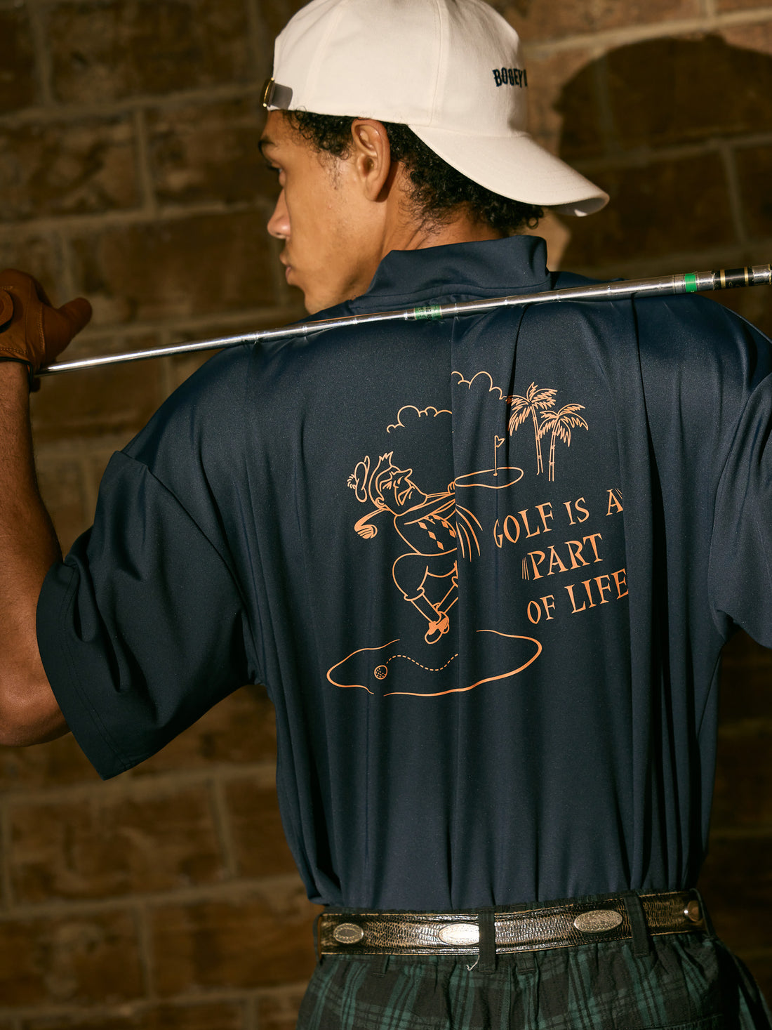 ［BOGEY LOUNGE］モックネックトップス(スイング)