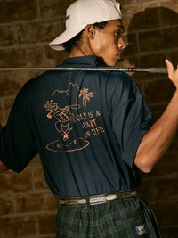 ［BOGEY LOUNGE］モックネックトップス(スイング)