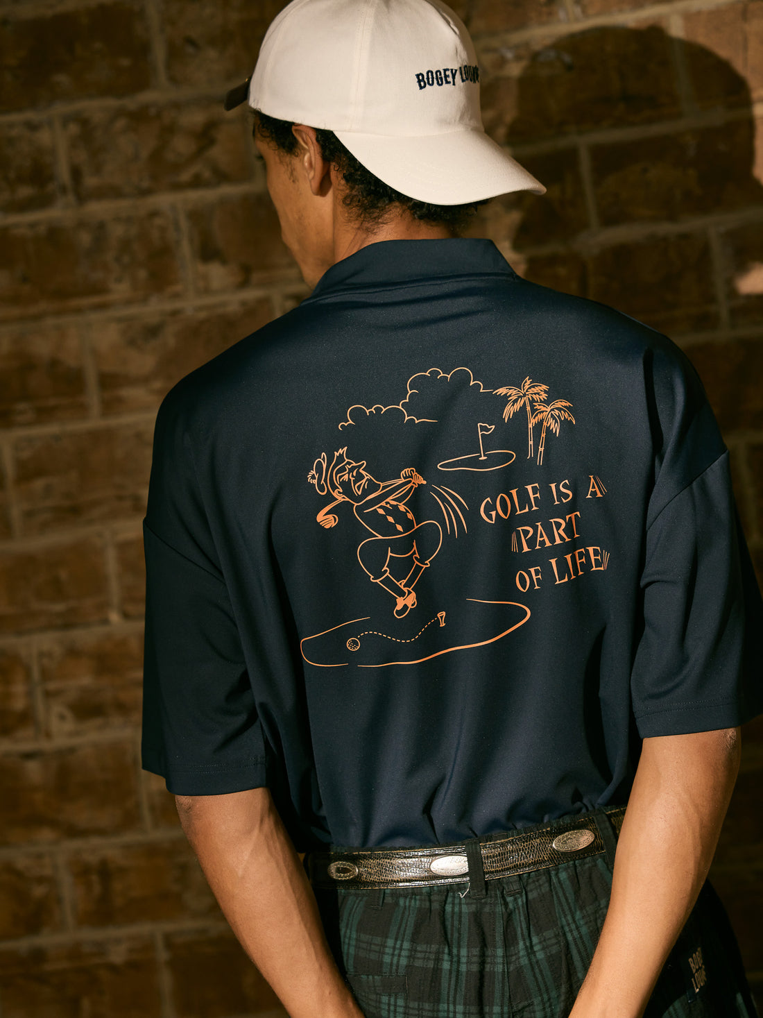 ［BOGEY LOUNGE］モックネックトップス(スイング)