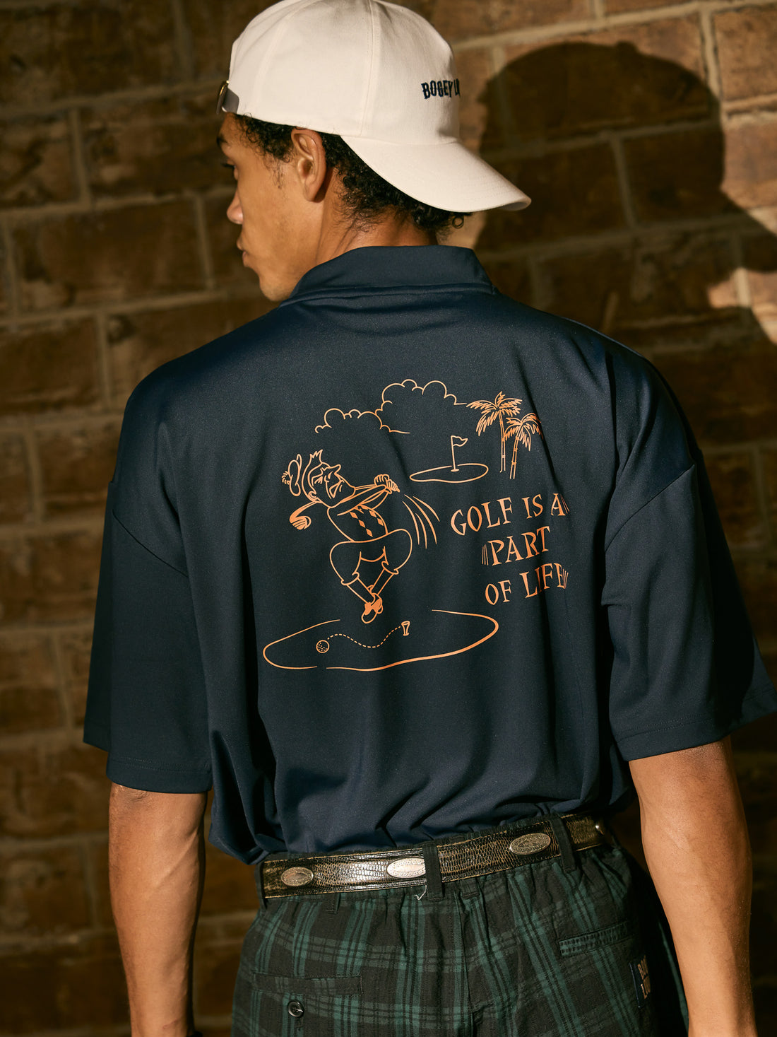 ［BOGEY LOUNGE］モックネックトップス(スイング)