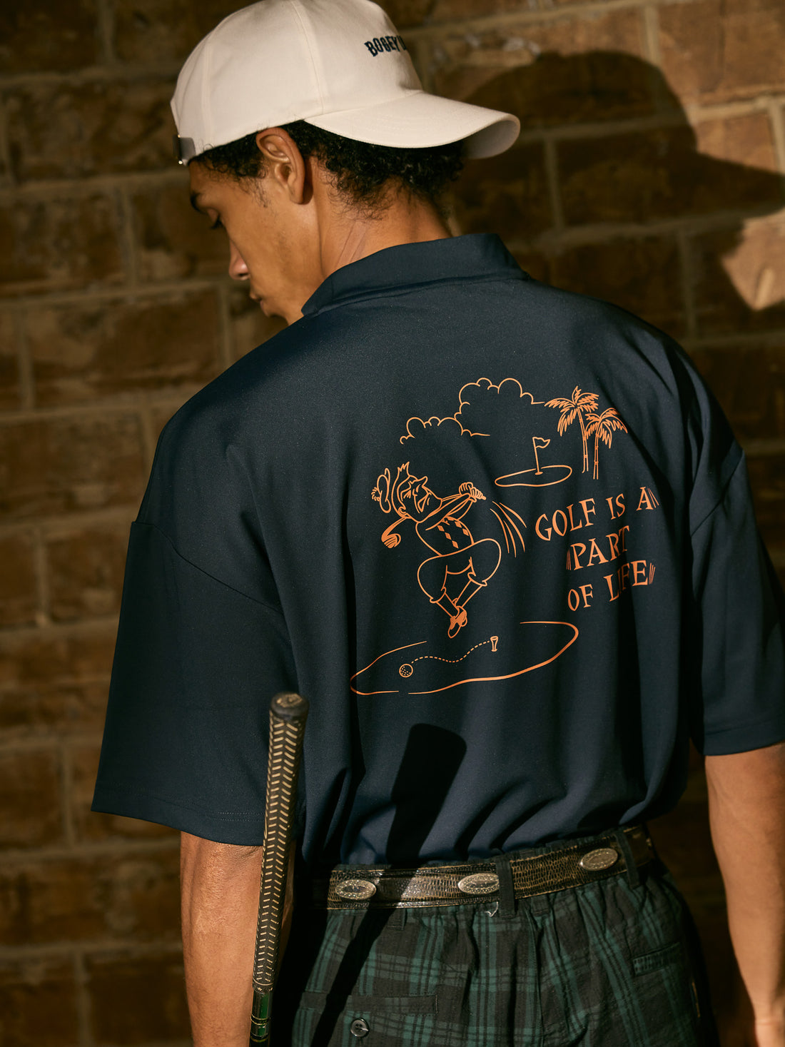 ［BOGEY LOUNGE］モックネックトップス(スイング)