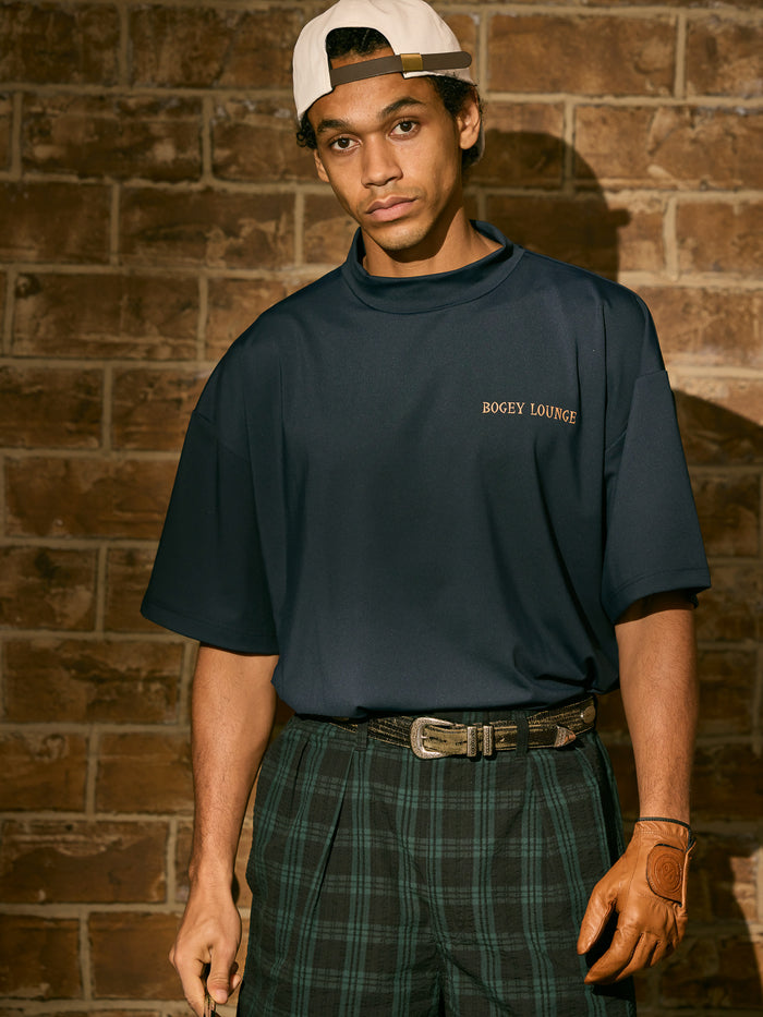 ［BOGEY LOUNGE］モックネックトップス(スイング)