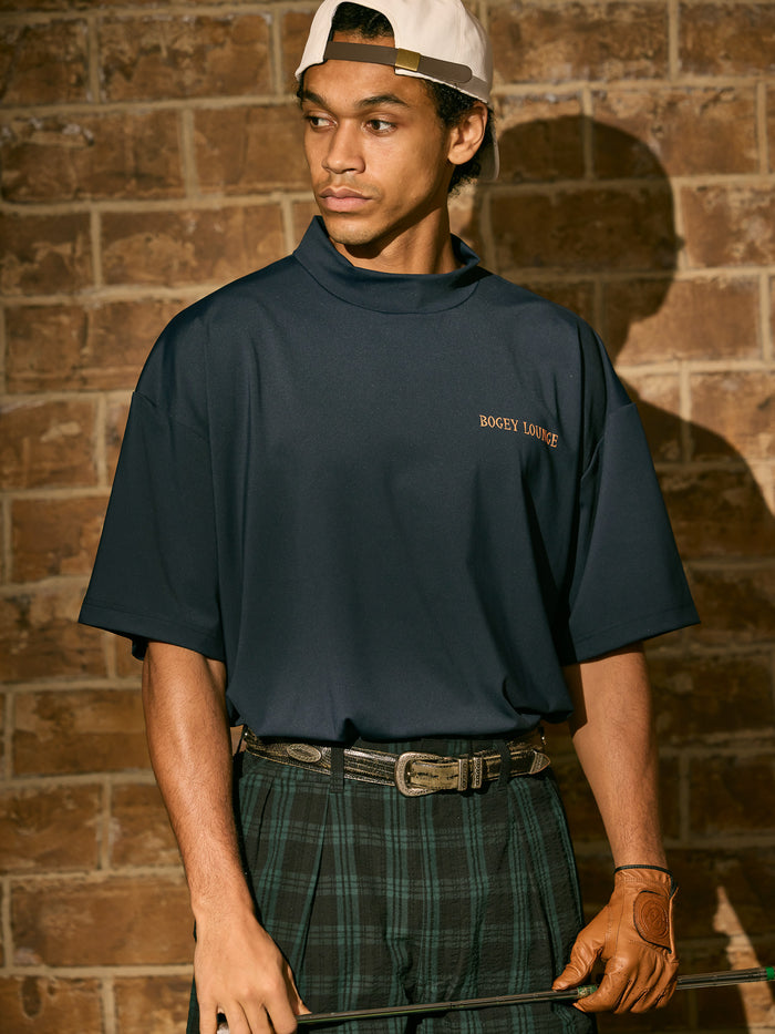 ［BOGEY LOUNGE］モックネックトップス(スイング)