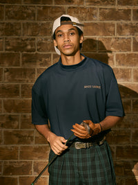 ［BOGEY LOUNGE］モックネックトップス(スイング)