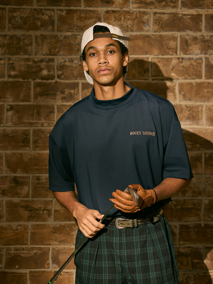 ［BOGEY LOUNGE］モックネックトップス(スイング)