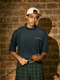 ［BOGEY LOUNGE］モックネックトップス(スイング)