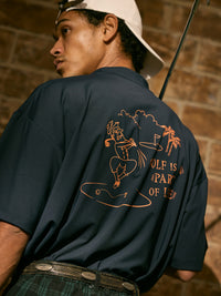 ［BOGEY LOUNGE］モックネックトップス(スイング)