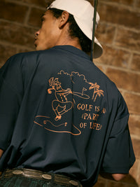 ［BOGEY LOUNGE］モックネックトップス(スイング)