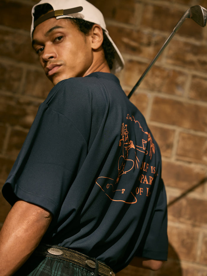 ［BOGEY LOUNGE］モックネックトップス(スイング)