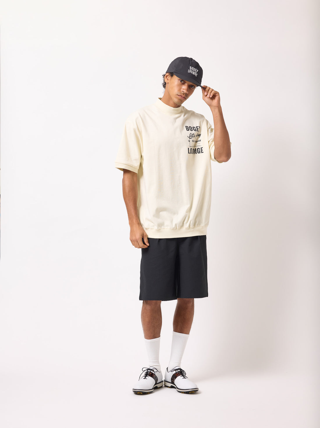 ［BOGEY LOUNGE］半袖トップス(フラッグロゴ)