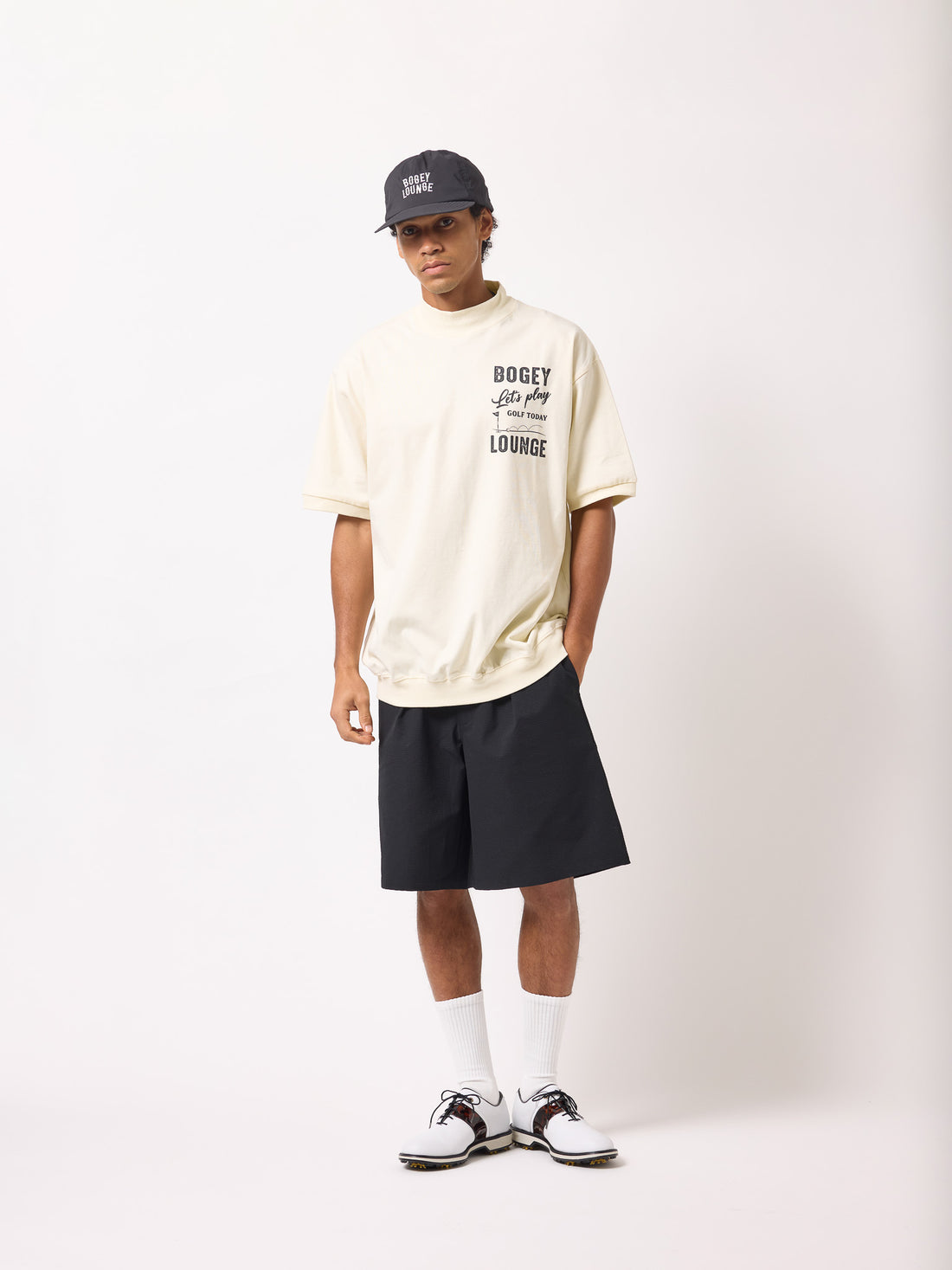 ［BOGEY LOUNGE］半袖トップス(フラッグロゴ)