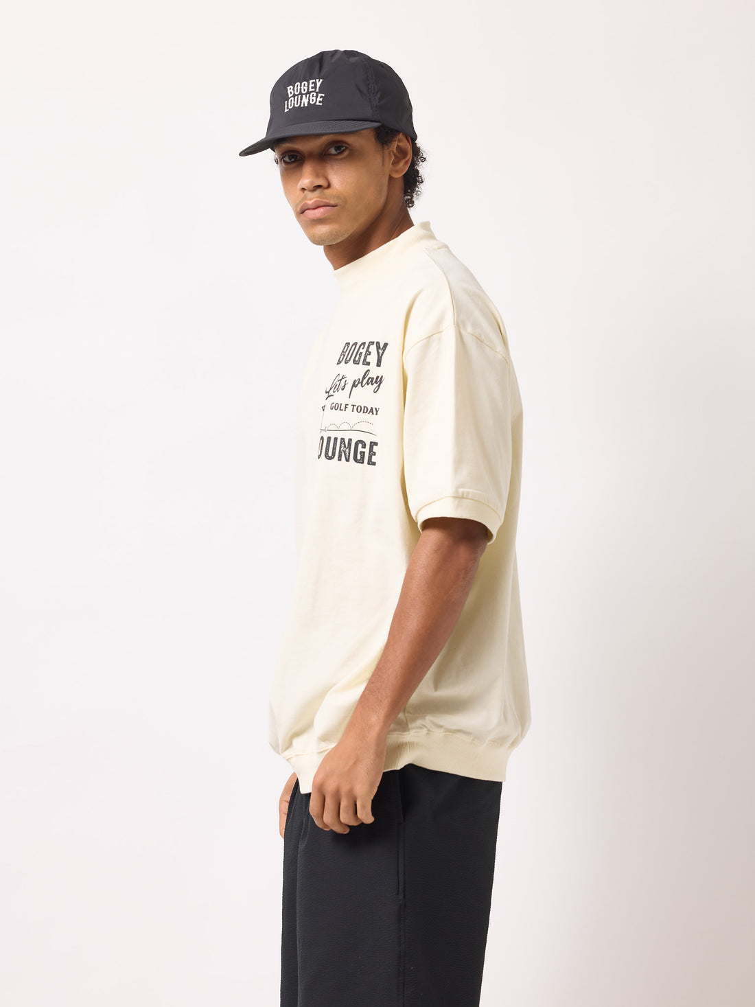 ［BOGEY LOUNGE］半袖トップス(フラッグロゴ)