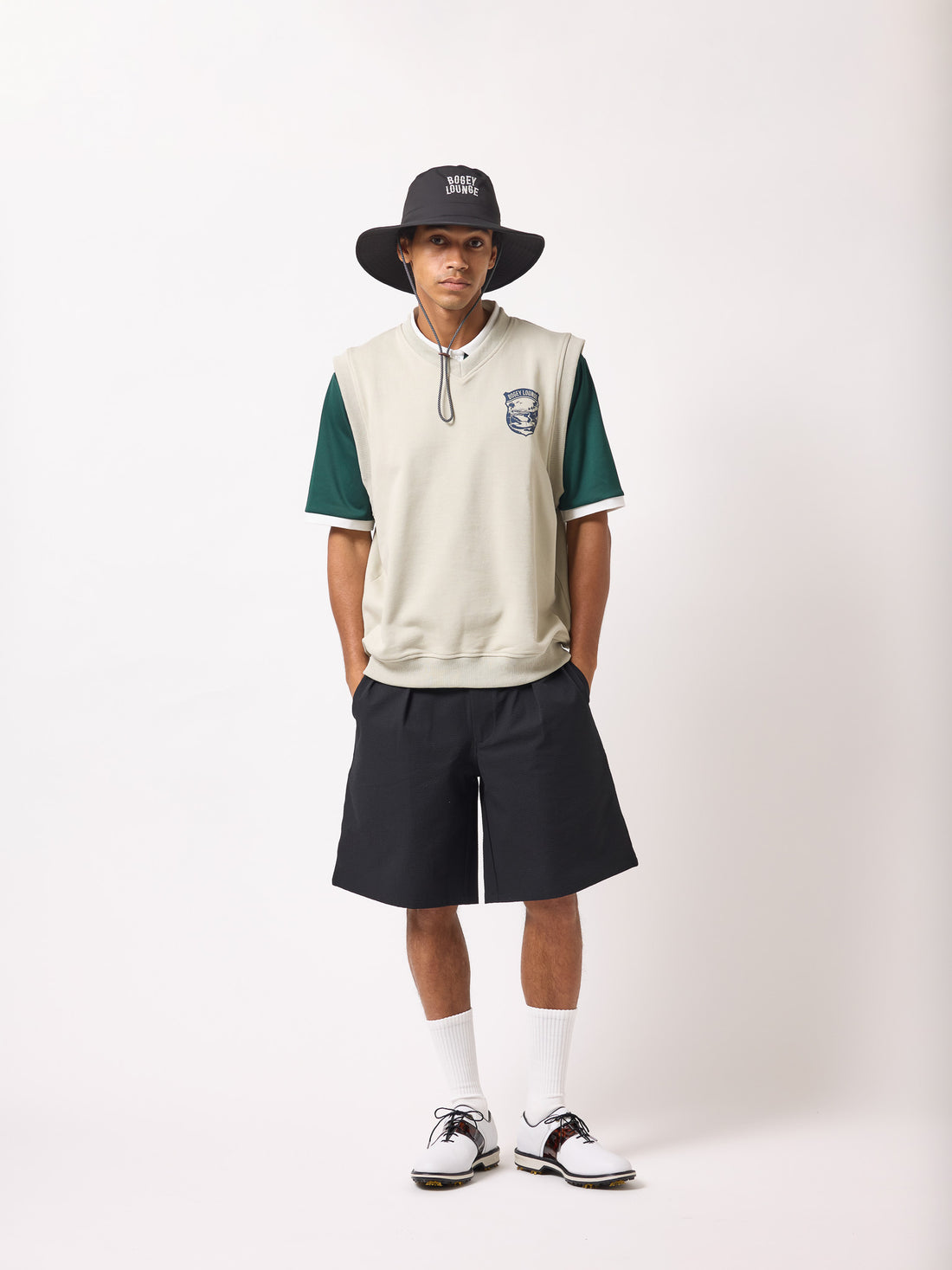 ［BOGEY LOUNGE］裏毛ベスト