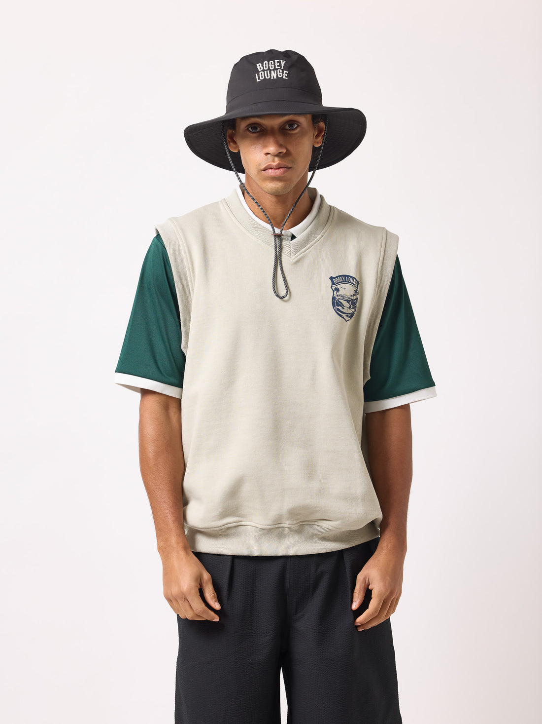 ［BOGEY LOUNGE］裏毛ベスト