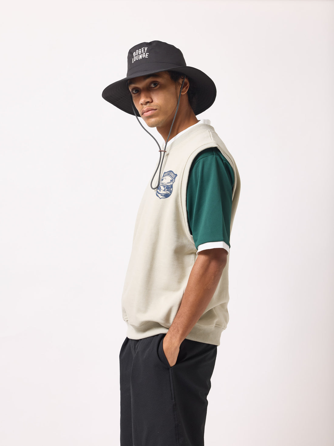 ［BOGEY LOUNGE］裏毛ベスト